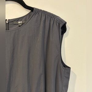 Uniqlo C Clare Waight Keller Minimalist Sleeveless Midi Dress Elastic Waist | M